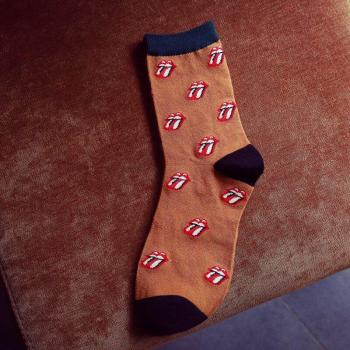 Chaussettes Colorées Homme Motif Lèvres
