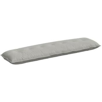 Light Grey 200x50cm Back Pillow – Microfiber, VidaXL Edition