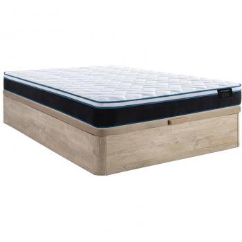 Set Letto 140x190 Rete Vano Naturale, Molle Insac. + Memory 23cm – Torano Ysmée