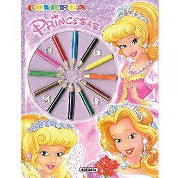 Libro Colorea princesas