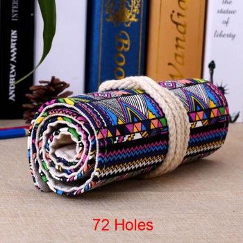 National Pencil Case with Multiple Holes for Pens and Brushes (36/48/72/108)