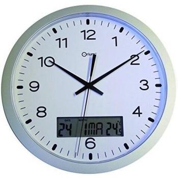 Pendule Orium Quartz Argent 30 cm