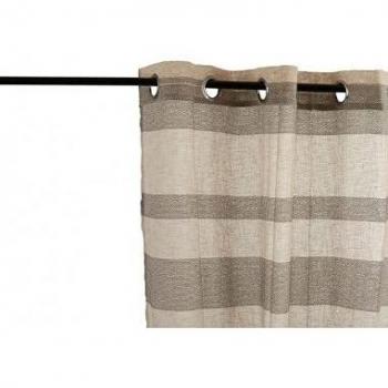 Modernes Vorhangset Beige Grau (260 x 1 x 140 cm)