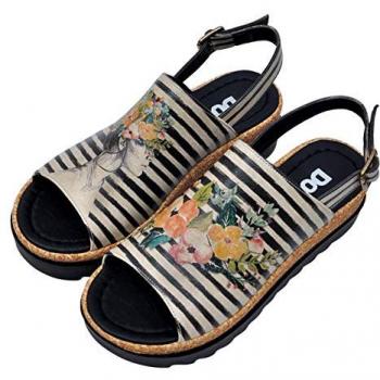 DOGO Damen Gigi Dreamer Vegan Sandalen, Größe 36, beige