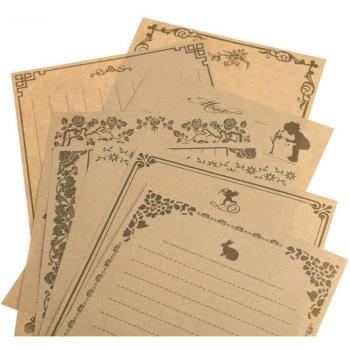 Papier à lettres ancien 8 feuilles