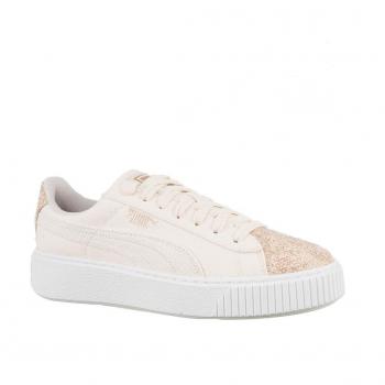 Puma Women's Pink Basket Platform Trainers