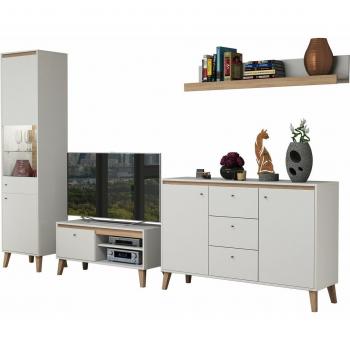 Muebles ES Providence D121 con acabado mate blanco