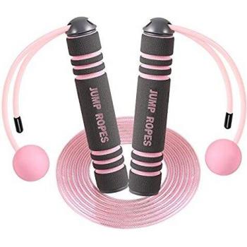 MUGUTAK Seilspringen, Verstellbares Speed Rope mit Kugellager & Anti-Rutsch Griffen, für effektives Training und Fitness, Jump Rope für alle Altersgruppen