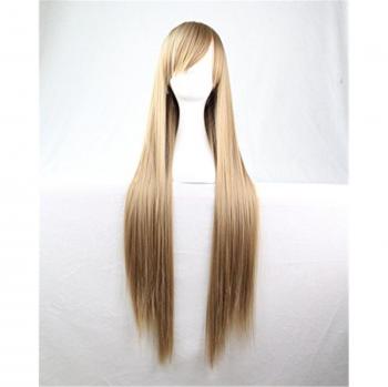 Perruque Longue Synthétique pour Mariage – Couleur Brune