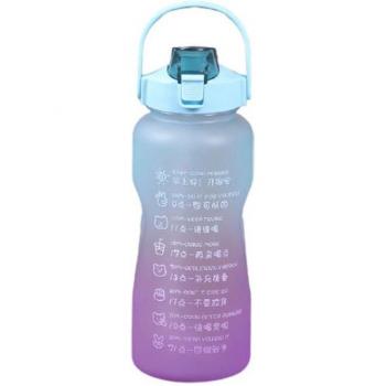 2L Plastic Water Bottle with Time Markers