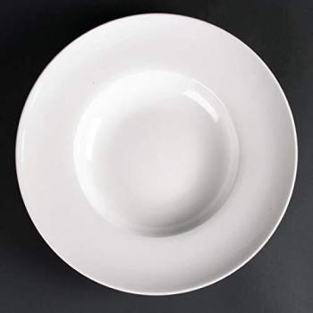 Lumina Fine China CD637 Large White Bowl