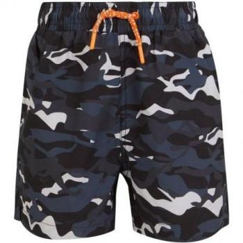 Bermuda Skander III Camuflaje Infantil Negro
