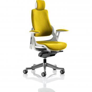 Zure Fully Bespoke Colour Executive Chair with Headrest