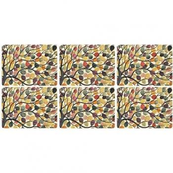 Portmeirion Pimpernel Dancing Branches Placemats, Set of 6, 30.5 x