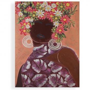 Rosenblüten Leinwand 2,8 x 90 x 120 cm