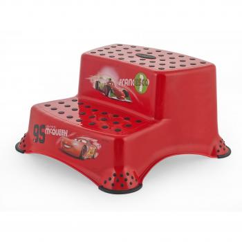 Sgabello Disney Cars Lulabi 2 Gradini Rosso