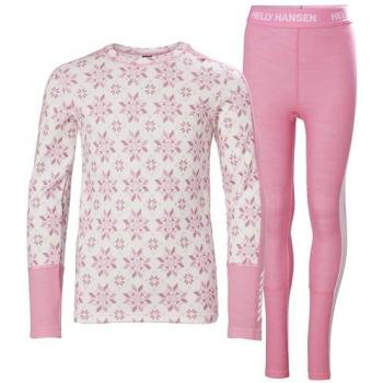 Lifa Merino Térmico infantil Helly Hansen con diseño gráfico