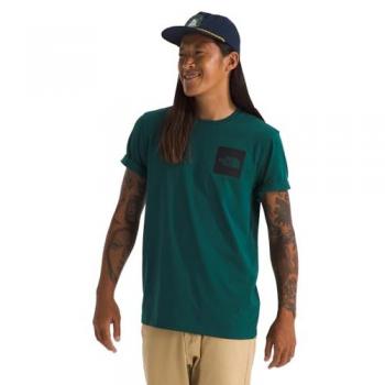 The North Face SS Fine T-Shirt Grün (Regular Fit) – Herren XXL