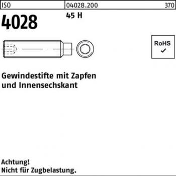 Reyher Gewindestift M12 x 12 45 H (200 Stück)