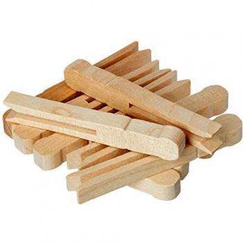 Clothes Pins, 9.5 cm Length, 1.4 cm Width, 100 Pieces per Pack