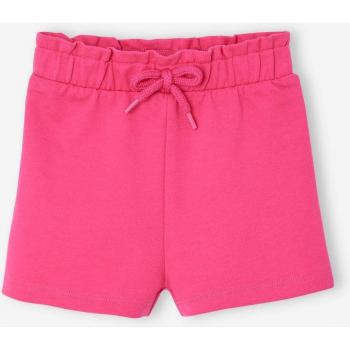 Short bébé fuchsia en molleton style paperbag VERTBAUDET