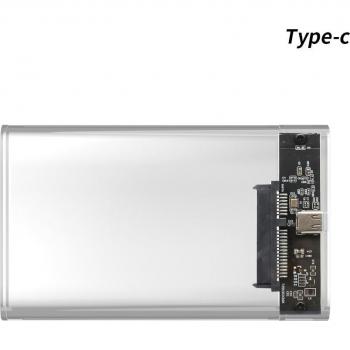 Carcasa HDD 2.5 SATA a USB 3.0 con Conector Tipo C