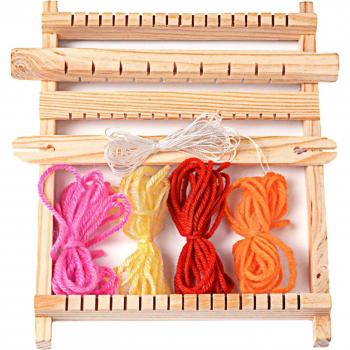 Multi-Craft Wooden Weaving Loom