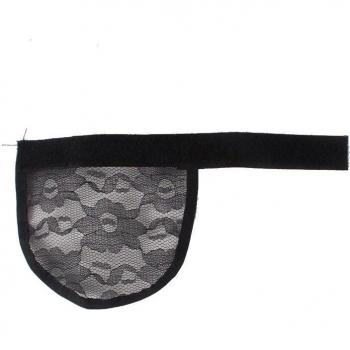 Ponytail HairNet in Black and Beige – No Glue Needed