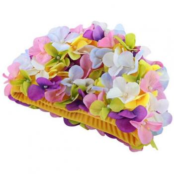Vintage Floral Swim Cap