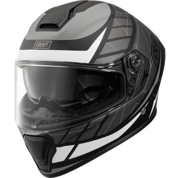 Craft Fiberglas Integralhelm Toursport Silber Dekor #24 Unisex