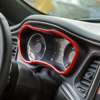 ABS Red Dashboard Frame for Dodge Challenger