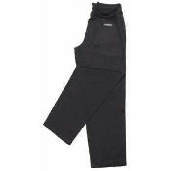 Chef Works Professional Baggy Work Pants – Black, XS