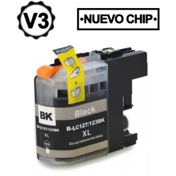 Cartucho Genérico Brother LC127XL Preto
