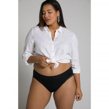 Plus Size 2 Pack Lace Trim Briefs, Beige, Size: 20/22