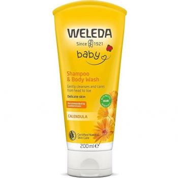 Weleda Baby and Child Shampoo und Duschgel für Kinder Ringelblume 200 ml