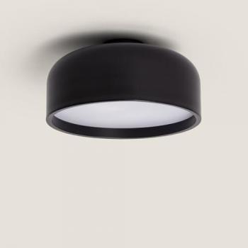 Ledkia Lampada a Piastra Metallo Nera