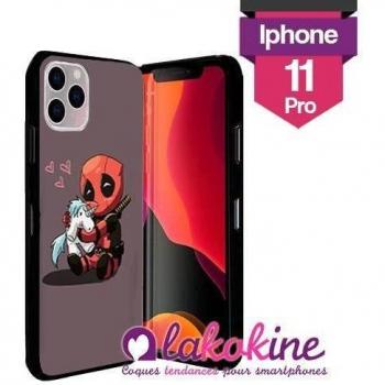Custodia protettiva in silicone Deadpool per iPhone 11 Pro