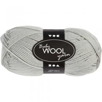 Creotime Fil Bébé Gris 14/4, 172 m, 50 g