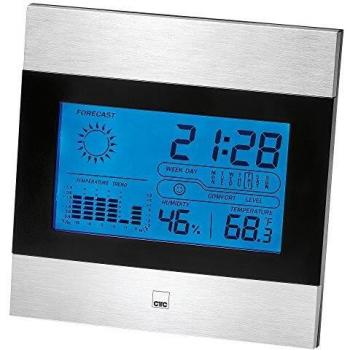 CTC WSU 7023 Stazione meteorologica multifunzionale con orologio e display LCD