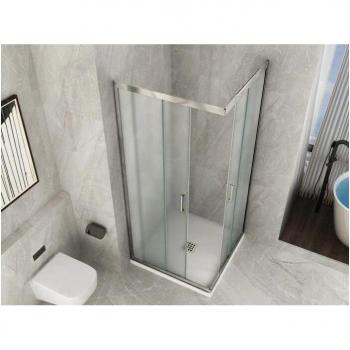 Box doccia scorrevole reversibile opaco 6mm 90x90x190 cm