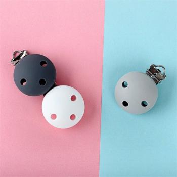 Schnuller Kette mit Silikon Clips