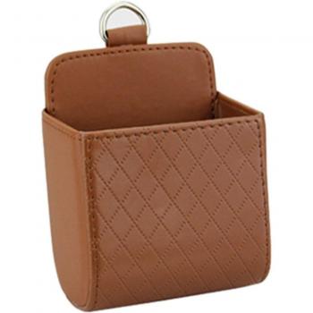 Mobile Phone & Keys Air Vent Bag – Premium Leather Car Accessory