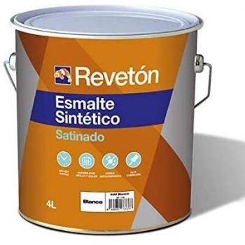 REVETON ESMALTE SATINADO BLANCO 4 LITROS