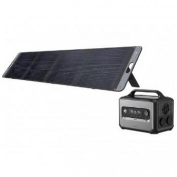 UGREEN Energia Solar 1200W com Painel 200W em Preto