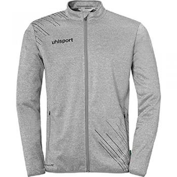 Score 26 Youth Zip‑Front Sweattop – Dark Grey & Black