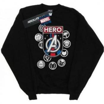 Felpa Ladies Marvel Eroe con Badge
