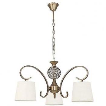 Lampe d'Ambiance Bogota 3xE14 Cuir Beige Abat-Jour 57x57 cm