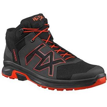 HAIX Connexis Go GTX Mid Halbschuh Schwarz-Feuer Größe 45