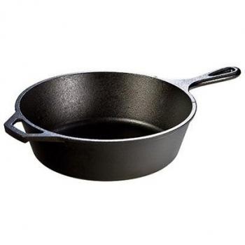 Lodge Black Cast Iron Deep Skillet 10.25