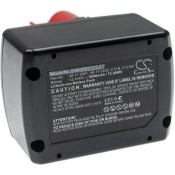 Milwaukee M12 Power Tool Battery 6000mAh